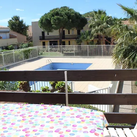 2 Chambres, Terrasse Vue Piscine, Parking, Proche Plage Et Village Naturiste -ref Est14j Διαμέρισμα Agde